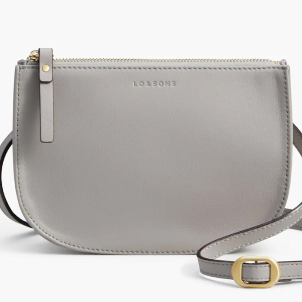 Lo & Sons Waverley 2 Bag Light Gray w/ Xtra straps